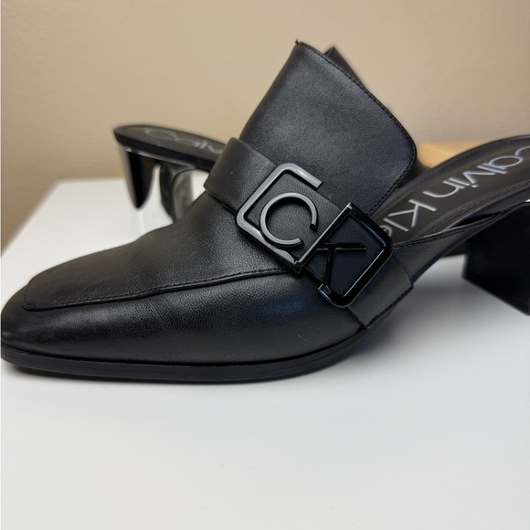 Calvin Klein Dacy Block Heel Mules- 10M - Picture 5 of 9